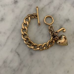 Juicy Couture Gold Charm Bracelet